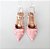 SCARPIN SALTO TACA COURO ROSA BEBE CONFORTAVEL - Imagem 5