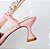 SCARPIN SALTO TACA COURO ROSA BEBE CONFORTAVEL - Imagem 4