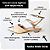 SCARPIN SALTO FINO COURO NUDE CLARO PRATA VELHA CONFORTAVEL - Imagem 2