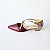 SCARPIN SALTO FINO COURO MARSALA PRATA VELHA CONFORTAVEL - Imagem 1