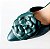 SCARPIN SALTO BLOCO COURO VERDE MILITAR CONFORTAVEL - Imagem 6