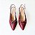 SCARPIN SALTO FINO COURO VINHO CONFORTAVEL - Imagem 3