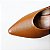 MULE SALTO GEOMETRICO COURO CARAMELO CONFORTAVEL - Imagem 4