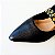 SCARPIN SALTO BLOCO COURO PRETO CONFORTAVEL - Imagem 6