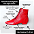 BOTA SALTO BLOCO COURO VERMELHO CAMPARI CONFORTAVEL - Imagem 2
