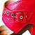 BOTA SALTO BLOCO COURO MARROM VERMELHO CAMPARI CONFORTAVEL - Imagem 4