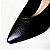BOTA SALTO TACA COURO PRETO BRANCO CONFORTAVEL - Imagem 5