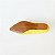 SCARPIN SALTO TACA COURO AMARELO CONFORTAVEL - Imagem 7
