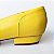 SCARPIN SALTO TACA COURO AMARELO CONFORTAVEL - Imagem 5