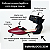 SCARPIN SALTO BLOCO COURO MARSALA PRETO CONFORTAVEL - Imagem 2