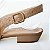 SCARPIN SALTO BLOCO COURO ONCA NUDE ESCURO CONFORTAVEL - Imagem 6