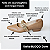SCARPIN SALTO BLOCO COURO NUDE ESCURO CONFORTAVEL - Imagem 2