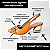 SCARPIN SALTO GEOMETRICO COURO LARANJA NUDE MEDIO CONFORTAVEL - Imagem 2