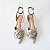 SCARPIN SALTO FINO COURO OFF WHITE PRATA VELHA CONFORTAVEL - Imagem 5
