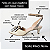 SCARPIN SALTO FINO COURO OFF WHITE PRATA VELHA CONFORTAVEL - Imagem 2