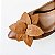 SCARPIN SALTO BLOCO COURO MARROM CARAMELO CONFORTAVEL - Imagem 4