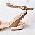 SCARPIN SALTO BLOCO OFF WHITE NUDE ESCURO CONFORTAVEL - Imagem 6