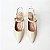 SCARPIN SALTO GEOMETRICO COURO OFF WHITE CONFORTAVEL - Imagem 5