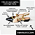 SCARPIN SALTO BLOCO PRETO NUDE CLARO DOURADO CONFORTAVEL - Imagem 2