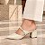 MULE SALTO BLOCO COURO OFF WHITE CONFORTAVEL - Imagem 3