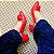 SCARPIN SALTO BLOCO VERMELHO CAMPARI CONFORTAVEL - Imagem 6