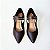 SCARPIN SALTO FINO COURO CAFE CONFORTAVEL - Imagem 4