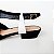 SCARPIN SALTO BLOCO BRANCO PRETO CONFORTAVEL - Imagem 6