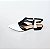 SCARPIN SALTO BLOCO BRANCO PRETO CONFORTAVEL - Imagem 1