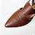 SCARPIN SALTO BLOCO MARROM CONFORTAVEL - Imagem 5