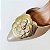 SCARPIN SALTO GEOMETRICO COURO NUDE CLARO DOURADO CONFORTAVEL - Imagem 4
