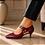 SCARPIN SALTO FINO MARSALA CONFORTAVEL - Imagem 3