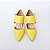 SCARPIN SALTO FINO AMARELO CONFORTAVEL - Imagem 4