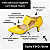 SCARPIN SALTO FINO AMARELO CONFORTAVEL - Imagem 2