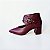 BOTA SALTO BLOCO COURO MARSALA CONFORTAVEL - Imagem 1