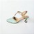 SCARPIN SALTO TACA VERDE MENTA NUDE CLARO CONFORTAVEL - Imagem 1