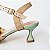 SCARPIN SALTO TACA VERDE MENTA NUDE CLARO CONFORTAVEL - Imagem 6