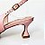 SCARPIN SALTO TACA ROSA BEBE PRATA VELHA CONFORTAVEL - Imagem 6