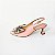 SCARPIN SALTO TACA ROSA BEBE PRATA VELHA CONFORTAVEL - Imagem 1