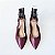 SCARPIN SALTO BLOCO COURO MARSALA CONFORTAVEL - Imagem 6