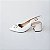 SCARPIN SALTO BLOCO BRANCO CONFORTAVEL - Imagem 1