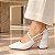 SCARPIN SALTO BLOCO BRANCO CONFORTAVEL - Imagem 3