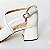 SCARPIN SALTO BLOCO BRANCO CONFORTAVEL - Imagem 6