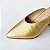 MULE SALTO GEOMETRICO DOURADO CONFORTAVEL - Imagem 5