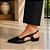 SCARPIN SALTO BLOCO PRETO CONFORTAVEL - Imagem 3