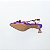 SCARPIN SALTO TACA COURO ROXO VINHO CONFORTAVEL - Imagem 5