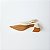 SCARPIN SALTO BLOCO COURO OFF WHITE CONFORTAVEL - Imagem 7
