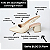 SCARPIN SALTO BLOCO COURO OFF WHITE CONFORTAVEL - Imagem 2