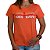 CAMISA FEM. " DESTRAVE-DESBRAVE" COR LARANJA - Imagem 1