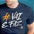 CAMISA MASC. "VAI E FAZ" ALGODÃO EGÍPCIO - COR AZUL - Imagem 3