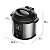 Panela de Pressão Elétrica Electrolux por Rita Lobo 6L Preta  15 receitas pré-selecionadasExperience Digital (PCC20) - 220v - Imagem 2